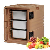 Garvee 82Qt Catering Food Heater, LLDPE & PU Foam, Great Insulation - brown - brown