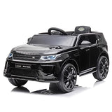 Garvee Ride - P Series: 12V Land Rover mini Kids Ride-On Car: Remote Control, LED Lights, Bluetooth, Music, Radio, Battery Powered, for Ages 3-8 - Black - Black