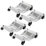 Garvee Wheel Dolly, 6000 lbs/2722 kg Car Dollies, Wheel Dolly Car Tire Stake Set of 4 Piece, Heavy-duty Car Tire Dolly Moving Cars, Trucks, Trailers, Motorcycles, and Boats, Silver - Silver