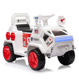 Garvee Ride - P Series: 6V Electric Toddlers Car, with Flash Lights, Music, Easy Control, for Indoor/Outdoor Use, Ride on Toy for Kids - White