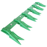 Garvee Bucket Tooth Bar, 49'', Heavy Duty Tractor Bucket Teeth Bar for Sub-Compact Tractor Loader, 4560 Lbs Load-Bearing, Fits Bucket Cutting Edges Sized 1/2" or Less with Effortless Installation - Green
