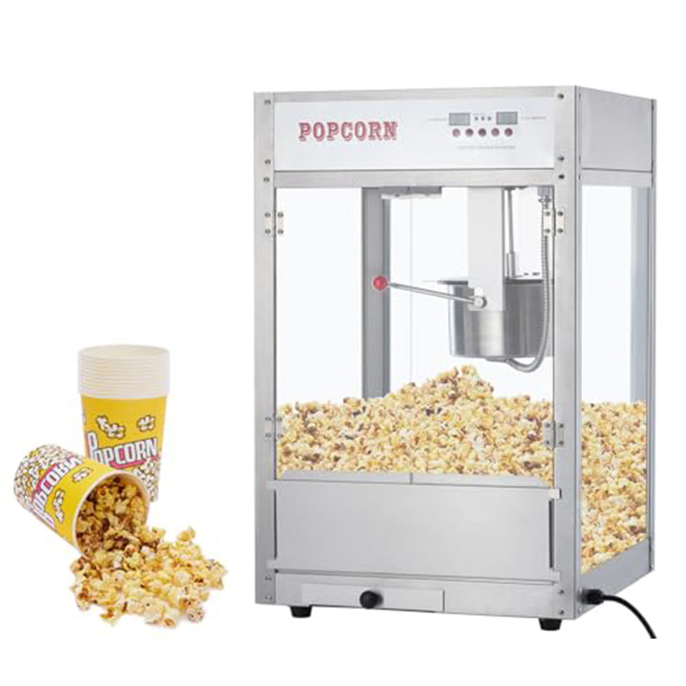 Garvee 12oz Commercial Popcorn Machine, Temp Control & Digital Display