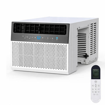 Garvee 6000 BTU Window Air Conditioner U-Shaped With RC, High-Efficiency Cooling Small Window Air Conditioner with Remote Control and Washable Filter, Quiet Operation, Cooling Up to 250 Sq Ft, 115V/60Hz