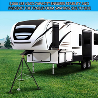 Garvee 5th Wheel Tripod Stabilizer - 5000lb Load, 11cm Adjustment Stroke, Min Height 19", Max Height 55"