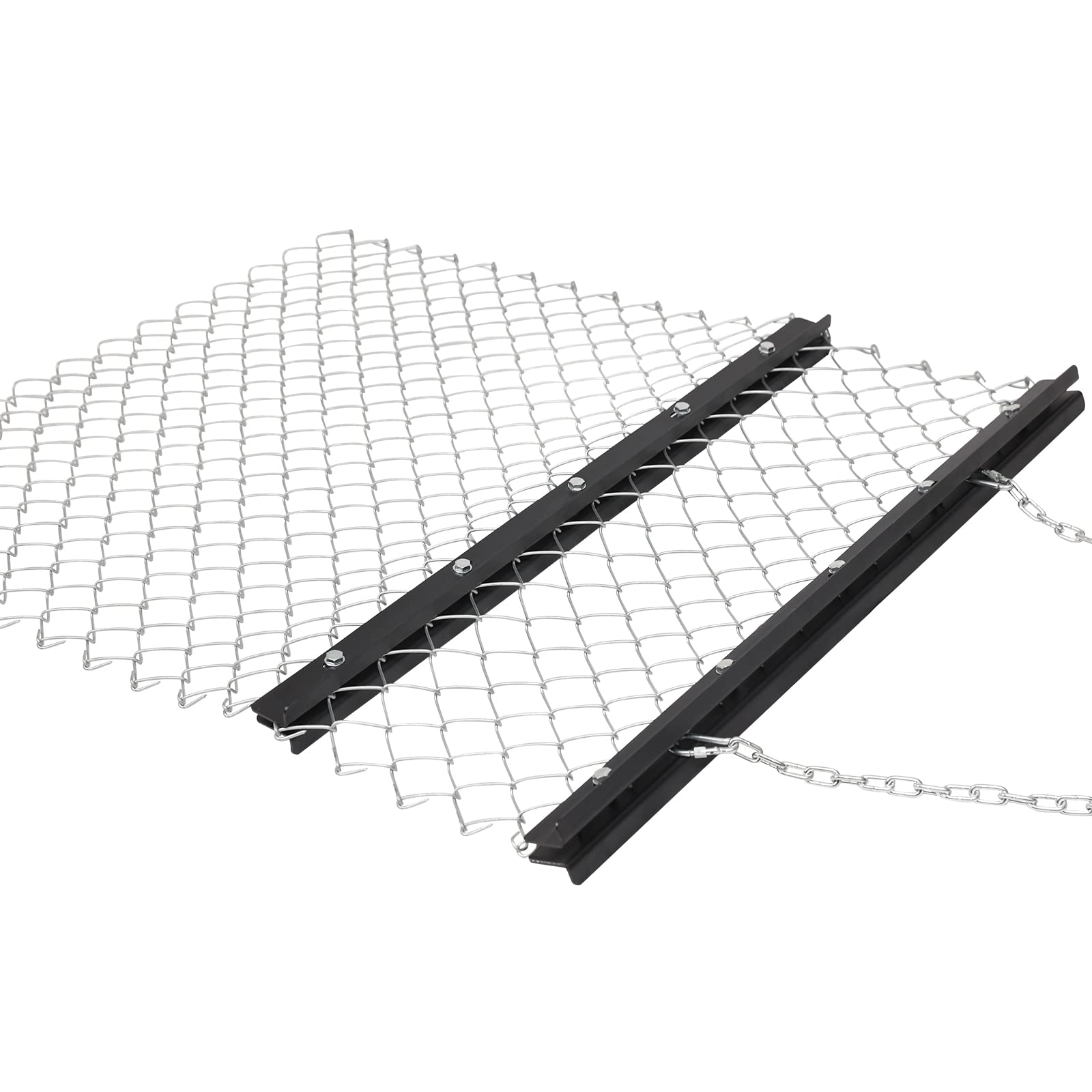 Garvee 4x3ft ATV Chain Drag Harrow Driveway Drag Chain Mat for ATVs, UTVs, Garden Lawn Tractors
