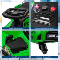Garvee Ride - G Series: 24V Kids Ride-On Drift Car: Electric Drifting Go-Kart, for Ages 8-12 - Green