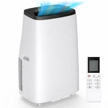 Garvee 15000 BTU Portable AC Unit 3-in-1 Remote Control Fan Dehumidifier 24 Hour Timer Silent Mode Fast Cooling for Room Bedroom Office RV 800 Sq Ft