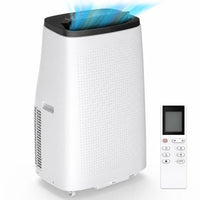 Garvee 15000 BTU Portable AC Unit 3-in-1 Remote Control Fan Dehumidifier 24 Hour Timer Silent Mode Fast Cooling for Room Bedroom Office RV 800 Sq Ft