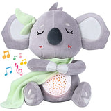 Garvee Baby Soother, Portable Sound Machine Baby with Projector, Night Light, 15 Lullabies, Baby White Noise Machine for Cribs Travel Newborns, Auto-Off & Volume Control, Baby Shower Gifts Infants Girls Boys