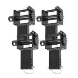Garvee Heavy Duty Flatbed Tool with Standard Size Bar 4 Pcs Trailer Stake Pocket Winch, Black - Black