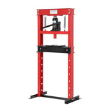 Garvee 20 Ton Hydraulic Press Heavy-Duty Adjustable H-Frame Garage Floor Shop Press for Automotive Repair Metal Fabrication 6.3-28.7" Adjustable Range - Red+Black