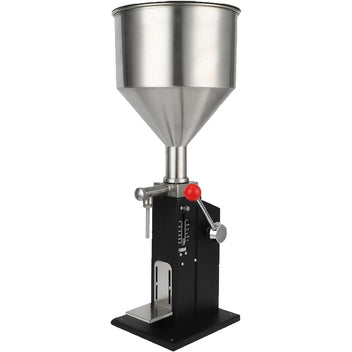 Garvee Manual Paste Liquid Filling Machine - Adjustable 5-50ml, 10L Capacity, Precision for Cream/Cosmetic/Perfume/Medicine/Shampoo