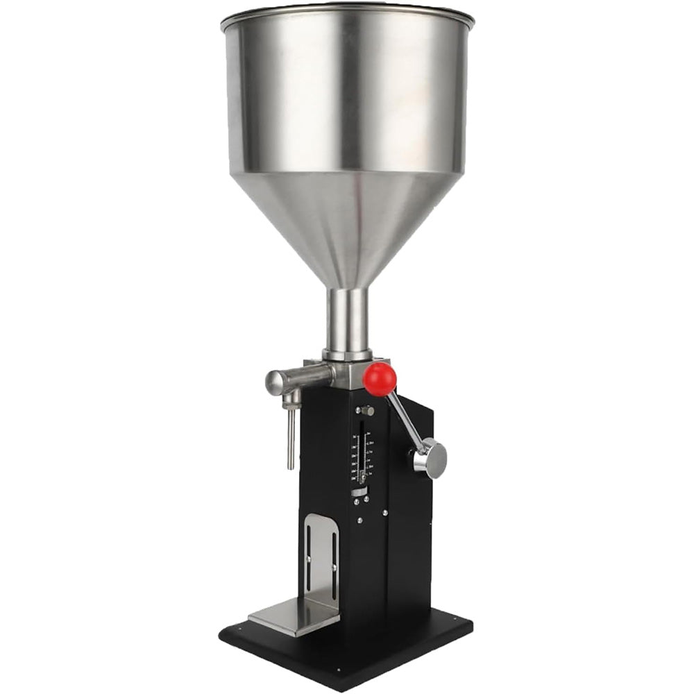 Garvee Manual Paste Liquid Filling Machine - Adjustable 5-50ml, 10L Capacity, Precision for Cream/Cosmetic/Perfume/Medicine/Shampoo