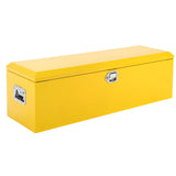 Garvee 48 Inch Steel Truck Bed Tool Box - Diamond Plate Design with Side Handles and Locking Keys, Compact Storage for Pickup Trucks, RVs, and Trailers, Yellow - Yellow