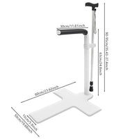 Garvee Adjustable Stand Assist Rail for Elderly, 300LB Capacity, Couch Lift Assist with Non-Slip Handle, Mobility Standing Aid Support Device with Walking Cane for Seniors, Pregnant or Disabled