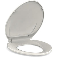 Garvee Toilet Seat Elongated,Toilet Seat with Quick-Release And Quick-Attach, Plastic Toilet Seat with Soft Close, Easy Install and Clean - Fits Most Elongated Toilets Biscuit