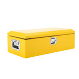 Garvee 20-Inch Steel Truck Bed Tool Box - Diamond Plate Design with Side Handle and Locking Keys, Compact and Durable Storage for Pickup Trucks, RVs, and Trailers, Yellow - Yellow