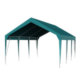 Garvee 10' X 20' Heavy Duty Carport, Portable Garage with Waterproof UV Protected Car Canopy, Green - Green
