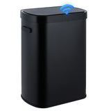 Garvee 13 Gallon Automatic Trash Can, Large Automatic Waste Can with Lid, Touchless Waste Bins Smart Sensor Garbage Cans, for Kitchen Bedroom Bathroom Office, Black - Black
