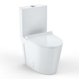 Garvee Elongated Toilet for Bathroom, One Piece Toilet with Soft Closing Seat,Comfort Height, Dual Tornado Flush 1.6 GPF Toilet - White