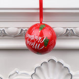 Garvee Christmas Ornaments Ball, Christmas Candy Jar Hanging Decorations, Creative Christmas Tree Hanging Ball Pendant, Christmas Decorations Tinplate Candy Ball Box [C Style] - Christmas Ball [C Style]