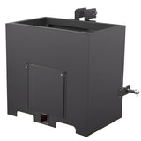 Garvee Ballast Box 3 Point Category 1 Tractor, 800lbs Capacity Tractor Ballast with 2 Inch Hitch Receiver, Fits Category 1 Tractor Attachment, Black - Black