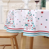 Garvee Christams Tablecloth 54x90 Inches for Rectangle Tables Red Christams Decor for Table Waterproof Indoor Outdoor Table Cover for Party Chrismtas Party Decorations for Kitchen Home Party Decor - Red#1
