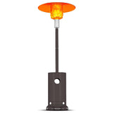Garvee Patio Heater, 48,000 Btu Portable Heater With Patio Cover, Propane Outdoor Heaters for Patio, Backyard, Balcony With Wheels (Bronze) - bronze