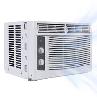 Garvee Window Air Conditioner With Reusable Filter & Controls, 5000 BTU 115V~, Suitable for 150 Sq.Ft, Window Ac Unit with 7 Level Temperature Setting,White
