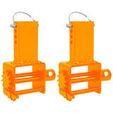 Garvee Trailer Stake Pocket Winch, Heavy Duty Stake Pocket Winch 16200 Lbs Capacity and 5400 Lbs Load Limit for Flatbed Trailer Trucks Winches, Pack of 2 - Orange