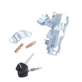 Garvee Ignition Lock Cylinder Switch with Key, 45020-12-11 Ignition Lock Cylinder Assembly with Bolts Bracket 2 Key Replacement Ignition Switch Lock Cylinder