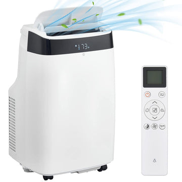 Garvee Portable Air Conditioner 10000 BTU 3-in-1 AC Remote Control Digital Display 24H Timer Dual Motor for Office Home Bedroom Dorms 450 Sq Ft