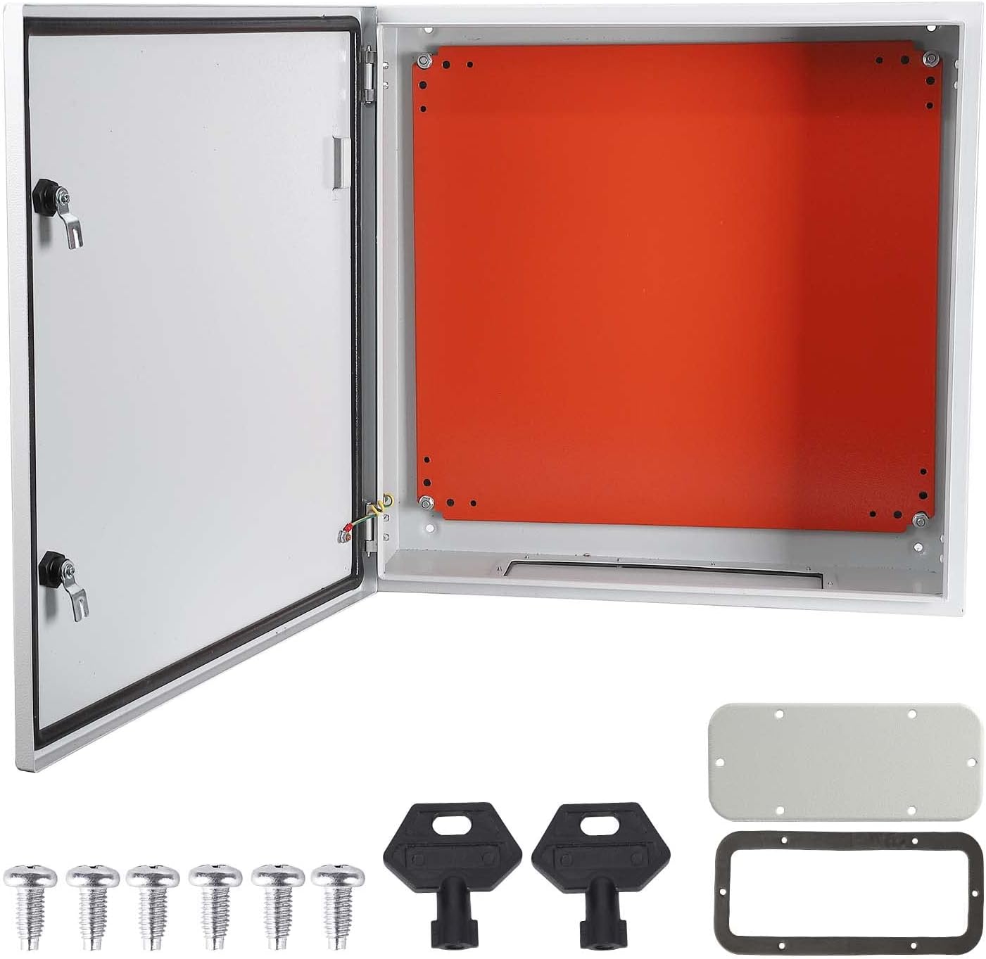 Garvee Steel Electrical Box,15.7 x 12 x 23.6 inches,IP66, Lockable, for Outdoor/Indoor Safety