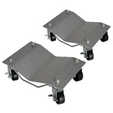Garvee 2 Piece 3000 lbs Car Set Dolly 16"*12", Heavy Duty, Rotatable Wheel - 