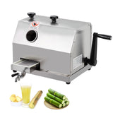 Garvee Manual Sugar Cane Juicer Machine, Sugar Cane Press with 3 Stainless Steel Drums and 2.4-inch Large Inlet, Sugarcane Juice Machine with 110LBS/H, Suitable for Home/Commercial Use - Manual table type YF-SY80 Manual