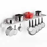 Garvee Wall Mount Stainless Steel Shelf 12 x 60 Inch, NSF Certified Shelves, 315 lb Load Capacity Heavy Duty Floating Shelf Kitchen Storage Racks for Restaurant, Hotel and Garage - Silver
