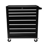 Garvee Rolling Tool Chest 7 Drawers Portable Tool Box With Wheels For Garage Workshop Home Use Black