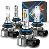 Garvee 9012 LED Headlight Bulbs ,Super Bright High and Low Beam Headlight Bulbs Kit, 6500K Cool White Light LED Bulbs, Pack of 2 - 