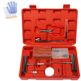 Garvee 68pcs/Set Plated Tire Repair Kit/Vacuum Tire/tire Emergency Quick Repair Kit Black 68-Piece Set