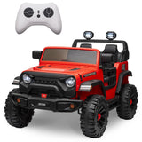 Garvee Ride - P Series: 24V Ride On Car 2 Seater For Kids Age 3+ , XL Electric Vehicles for Big Kids with 20" Wide Seat, 3 Speed, 2x200W Powerful Motor, Suspension, Bluetooth, Music,Power Wheels with Parent Control for Kids to Drive - Red - red