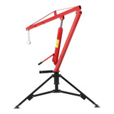 Garvee Hydraulic Hitch-Mount Truck Crane Professional 2-Inch Hitch Receiver, 3 Adjustable Capacities: 500 lbs, 750lbs, 1000 lbs (MAX) Red - Red