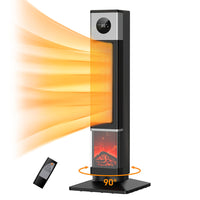 Garvee 33" 1500W PTC Ceramic Tower Heater for Large Spacious Rooms