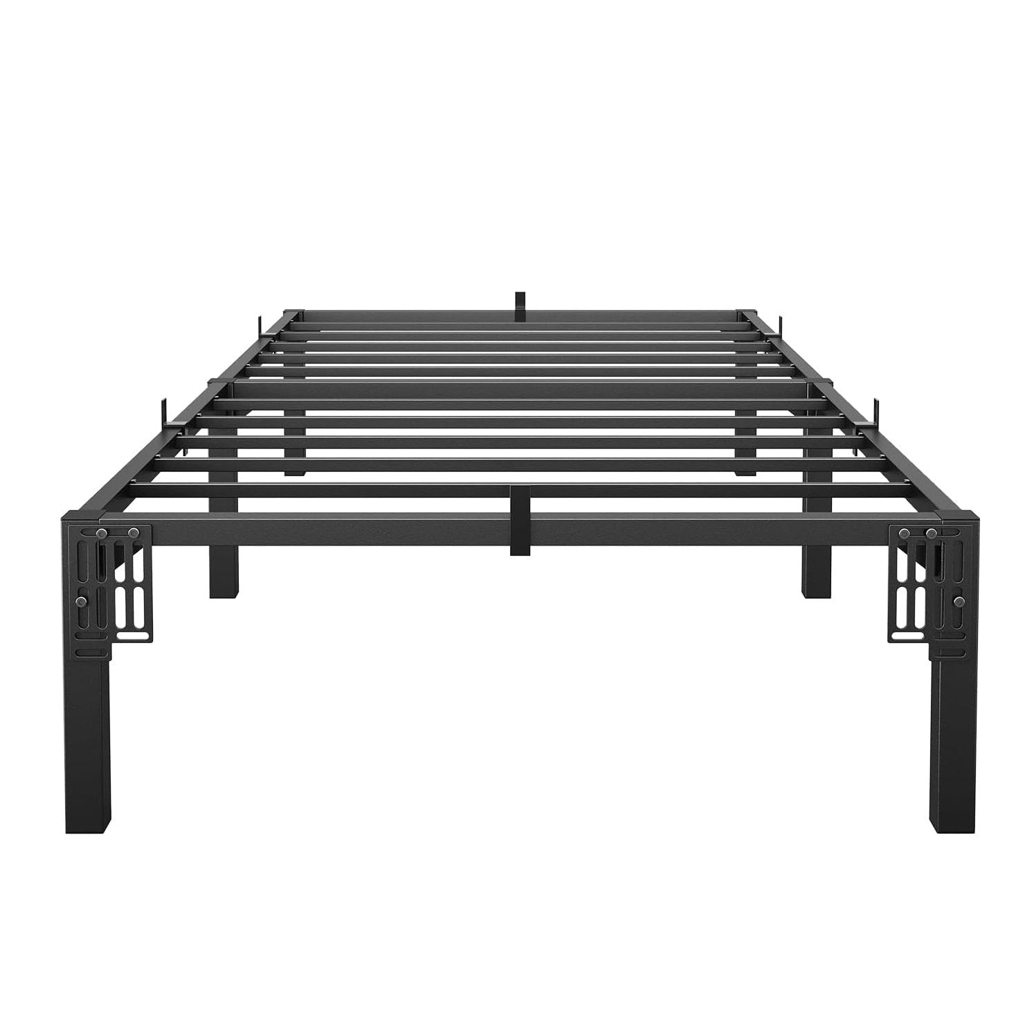 Garvee Twin Bed Frame Metal 8 Inch, Heavy Duty Platform Bed Frame with Reinforced Slats Support, 800 Lbs Load Capacity, Noise Free, No Box Spring Needed and Screws, Tool-Free Assembly