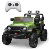 Garvee Ride - P Series: 24V Ride On Car 2 Seater For Kids Age 3+ , XL Electric Vehicles for Big Kids with 20" Wide Seat, 3 Speed, 2x200W Powerful Motor, Suspension, Bluetooth, Music,Power Wheels with Parent Control for Kids to Drive - Green - green