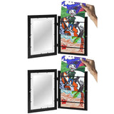 Garvee Kids Art Frame 2 Packs 10x13.5 Inches Front Opening Holds 150 Sheets A4 Interchangeable Storage Display