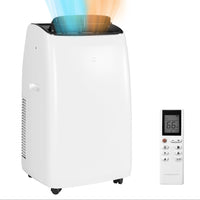 14000 BTU inverter portable air conditioner, quiet heating & cooling for 550-750 sq.ft, white finish