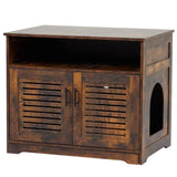 Garvee Cat Bathroom Furniture, Large Hidden Litter Box with Storage