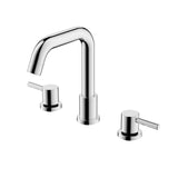 Garvee Bathroom Faucets for Sink 3 Hole - Chrome Bathroom Faucet with Pop-up Drain, 8 Inch Widespread Bathroom Sink Faucet 2-Handles, Modern Vanity Faucet with Supply Lines - Chrome