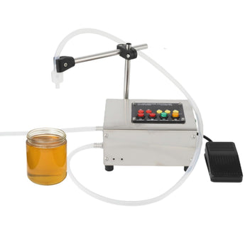 Garvee Liquid Filling Machine, 1-118 Fl Oz Automatic Bottle Filler, Digital Liquid Filler, Automatic Liquid Dispenser Electric Diaphragm Pump for Oils, Juices, Milk, Wine, Water - Single Head