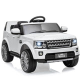 Garvee Ride - P Series: 12V Electric with Remote, Music Player, MP3, LED Lights, 4 Wheels, White - White